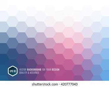 Modern Abstract geometric background with blue pink triangles for business, technology and science design layout template and web banners. Digital pixel mosaic for internet. Vector texture.