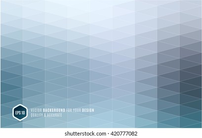 Modern Abstract geometric background with blue grey triangles for business, technology and science design layout template and web banners. Digital pixel mosaic for internet. Vector texture.