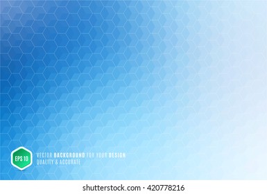 Modern Abstract geometric background with blue triangles for business, technology and science design layout template and web banners. Digital pixel mosaic for internet. Vector texture illustration.