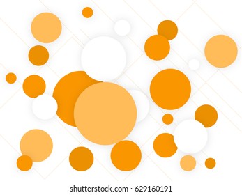 Modern abstract geometric background with circle elements.