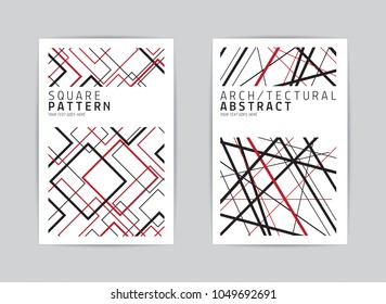 Modern abstract geometric background. Geometric background for cover, flyer, banner, poster, wall graphics and branding.