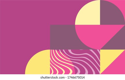 
Modern abstract geometric background. For covers, posters, business cards, design, interior, furniture, textiles. Vector illustration