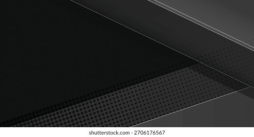Moderner abstrakter geometrischer Hintergrund, dunklere Farbe, Bewegung, Sport, Linien. Poster, Tapete, Landing page. Vektorgrafik

