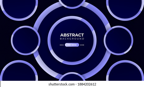 Modern abstract geometric background design. Very useable for landing page, website, banner, poster, event, etc. Vector circular shape background