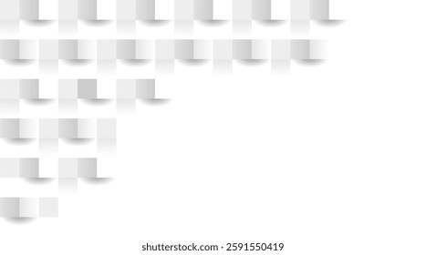 modern Abstract Geometric background design in black and white for template, poster, flyer design. Vector illustration 629