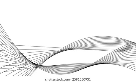 modern Abstract Geometric background design in black and white for template, poster, flyer design. Vector illustration 627