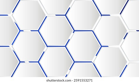modern Abstract Geometric background design with blue white basic colors for template, poster, flyer design. Vector illustration 615