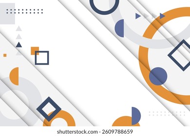 Modern abstract geometric background design