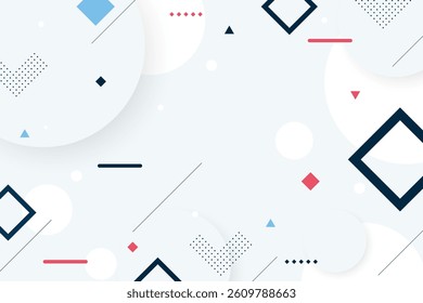 Modern abstract geometric background design