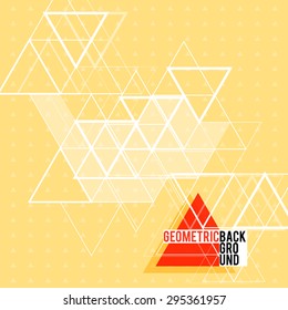 Modern Abstract Geometric Background For Design. Vector Illustration