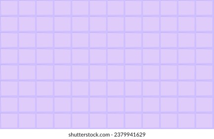 Modern abstract geometric background featuring handwritten lilac rectangles on a vibrant violet backdrop. Versatile vector pattern for your design projects