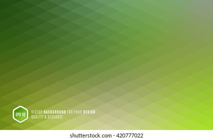 Modern Abstract geometric background with green ecology triangles for business, technology and science design layout template and web banners. Digital pixel mosaic for internet. Vector texture