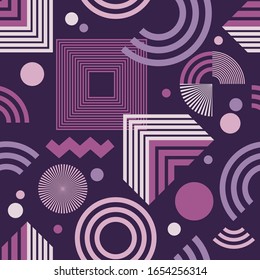 Modern. Abstract geometric background with line texture. Seamless pattern. Vector illustration for web design or print.