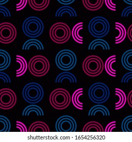  Modern. Abstrakter geometrischer Hintergrund mit Linienstruktur. Nahtloses Muster. Vektorillustration-Illustration für Webdesign oder Print.