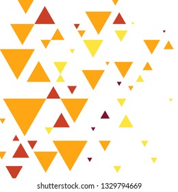 Modern abstract geometric background in minimalist style with triangular shapes. Vector flat cover with elements for design