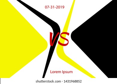 Modern abstract geometric background for sport or company. Template for banner, business card, poster or flyer with easily editable flat figures. Vector illustration in X style. Triangular shapes.