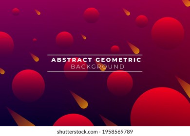 Modern abstract geometric background. Suitable for layout, landing page, book cover, banner background, and other purpose.