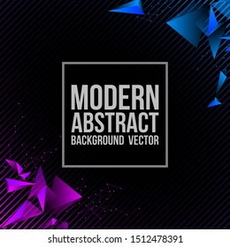 Modern Abstract Geometric Background Vector