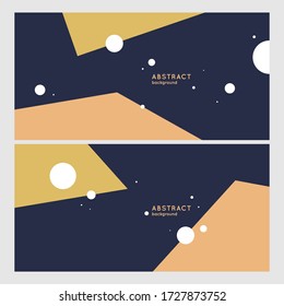 Fondo geométrico abstracto moderno, plantilla vectorial para la presentación