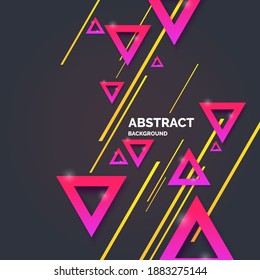 Modern abstract geometric background. Vector template for text page for the presentation.