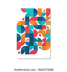 modern abstract geometric background vector