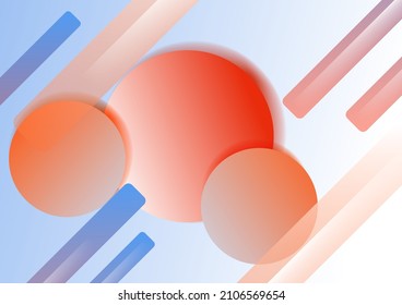 Modern abstract geometric bauhaus background. Vector abstract graphic design banner pattern background template.