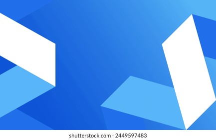 Modern abstract geometric blue background