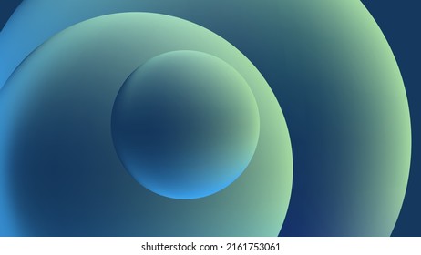Modern abstract geometric circle gradient vector background