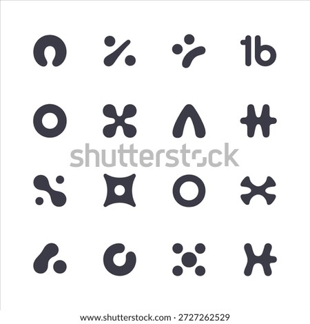 Modern Abstract Geometric and Conceptual UI Icons