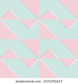 Vector contemporáneo geométrico abstracto moderno, sin fisuras en el patrón diagonal con elementos y formas simples. Fondo minimalista de color pastel.