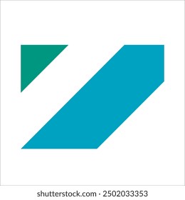 Modern abstract geometric corner vector element