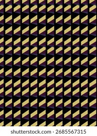 Modern abstract geometric design featuring bold lines, sharp angles, and vibrant colors. Ideal for fabric prints, offering a contemporary, stylish look for fashion or home decor.
