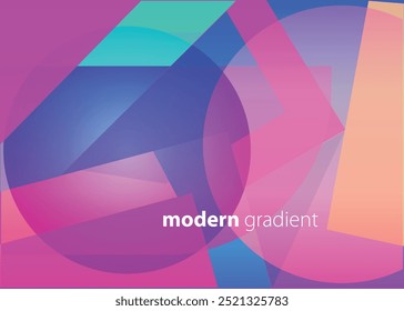 Fundo de gradiente geométrico abstrato moderno