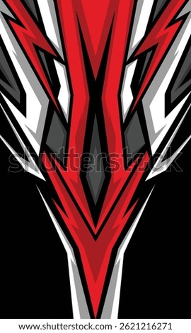 Modern abstract geometric lines background for sublimation sports jersey