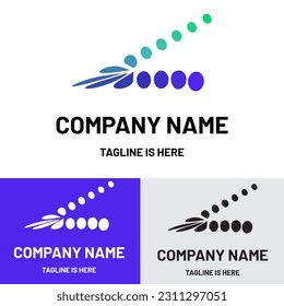 Modernes abstraktes geometrisches Logo-Design	