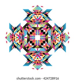 Modern Abstract Geometric Mandala