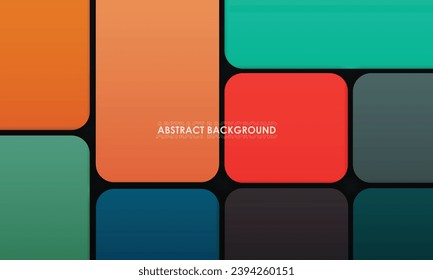 Fondo geométrico multicolor abstracto moderno