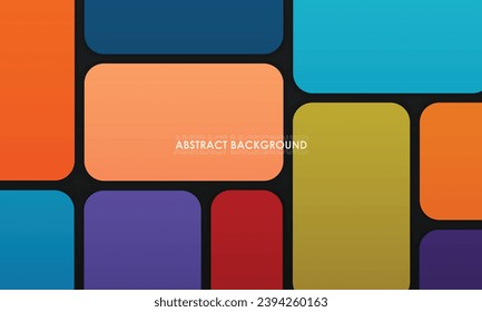 Modern abstract geometric multicolor background