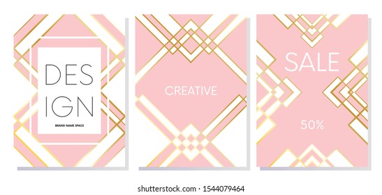 Modern abstract geometric pattern background design. EPS 10 Vector Use for cover, poster, template, brochure, decorated and flyer. Hand drawn illustration.