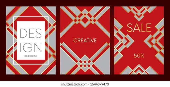 Modern abstract geometric pattern background design. EPS 10 Vector Use for cover, poster, template, brochure, decorated and flyer. Hand drawn illustration.