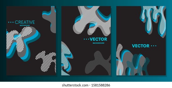 Modern abstract geometric pattern background design. EPS 10 Vector Use for cover, poster, template, brochure, decorated and flyer. Hand drawn illustration.