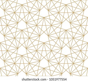 Modern abstract geometric pattern with crossing thin lines. Seamless linear rapport. Stylish fractal texture. Vector pattern to fill the background, laser engraving and cutting.