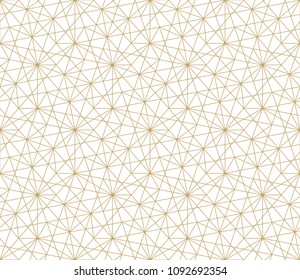 Patrón geométrico abstracto moderno con líneas delgadas cruzadas. Relación lineal sin fisuras. Textura de Fractal con estilo. Patrón de Vector para llenar el fondo, grabado láser y corte.