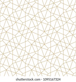 Modern abstract geometric pattern with crossing thin lines. Seamless linear rapport. Stylish fractal texture. Vector pattern to fill the background, laser engraving and cutting.