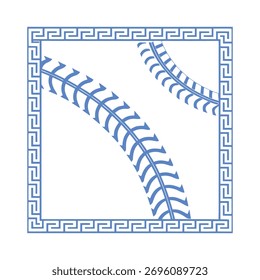 Modern abstract geometric pattern filling the top-left and bottom-right corners, ideal for backgrounds, branding, posters, and web design. Clean composition with bold symmetrical shapes.