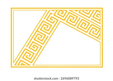 Modern abstract geometric pattern filling the top-left and bottom-right corners, ideal for backgrounds, branding, posters, and web design. Clean composition with bold symmetrical shapes.