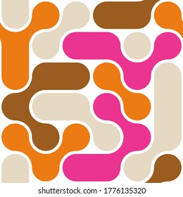 Modern abstract geometric pattern, seamless vector background, simple graphic design.