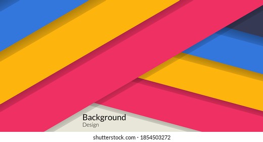 Modern abstract geometric rectangle colorful background, simple shape with trendy design. Suitable for book covers, posters, flyers, design banners. Vector illustration