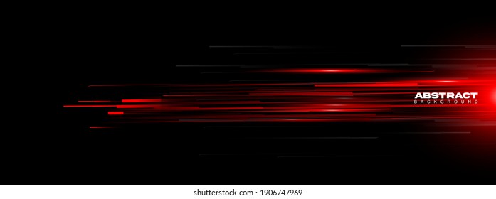 Modern Abstract geometric red and black color Background. Motion, sport, lines. Poster, wallpaper, Landing page. Vector Illustration