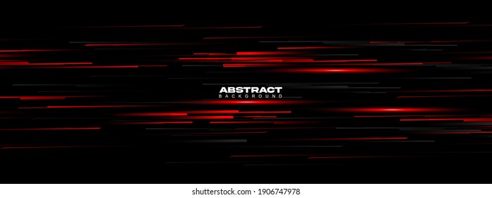 Modern Abstract geometric red and black color Background. Motion, sport, lines. Poster, wallpaper, Landing page. Vector Illustration